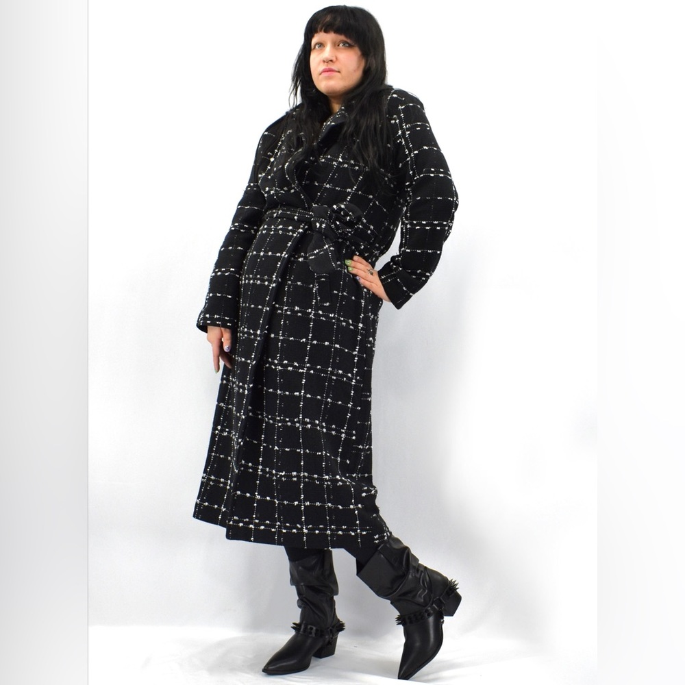 NWT Foxblood 5th Ave Longline Coat Size Medium